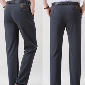 Avencea Men's Stretch Plush-Lined Trousers for Comfort and Style