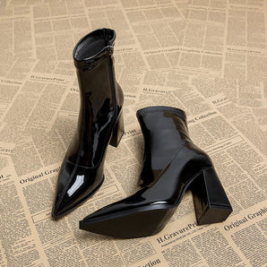 Avencea | Women's Ankle Boots with Elegant Design and High Heel