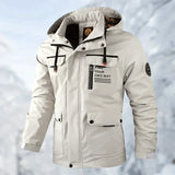 Alaska - Jacket Wind und Wasserdichte Winterjacke Weiß Innenseite