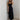 Elegant Black Spaghetti Strap Maxi Dress - Women's Evening Gown