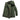 Olive green waterproof insulated men's tactical winter parka with a high collar, multiple pockets, and long sleeves, designed for workwear and outdoor protection.