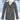 Gray winter waterproof fleece-lined women's parka in size 4XL, featuring long sleeves and a high collar, designed for warmth and breathability in snowy conditions.