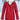 Red women's winter parka with fleece lining, featuring a collar, long sleeves, and durable waterproof textile.