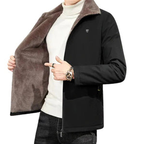 Avencea - Long winter coat with padded interior for men