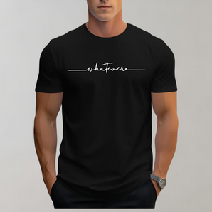 Avencea - Casual men's t-shirt with round neck - Comfortable and Stylish for Every Occasion