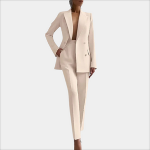 Avencea - Elegant Women's Set with Chic Blazer and Tailored Trousers