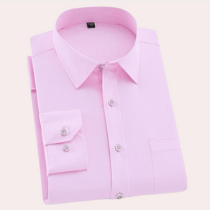 Avencea - Classic Wrinkle-Free Shirt for Men with High Elasticity and Slim Fit