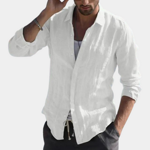 Avencea - Men's Linen Dress Shirt