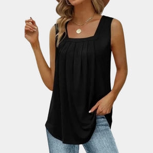 Avencea - Women's Tops with Square Neckline