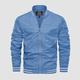 Blauer Leichte Sommerjacke für Herren