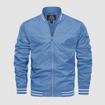 Blauer Leichte Sommerjacke für Herren