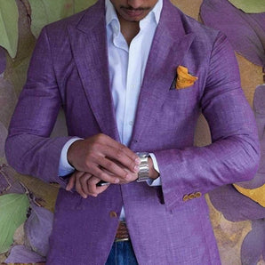 Avencea - Purple blazer for men