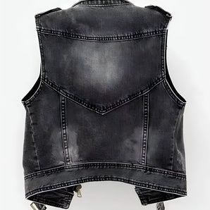 Avencea Women's Denim Vest