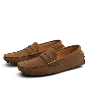 Avencea - Suede Loafers in Italian Style for Men