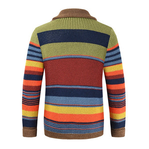 Avencea - Vintage knitted sweater and cardigan for men