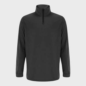 Avencea - Warm men's sweater with zipper and low collar