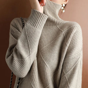 Avencea | Elegant Sweater with Diamonds for Women