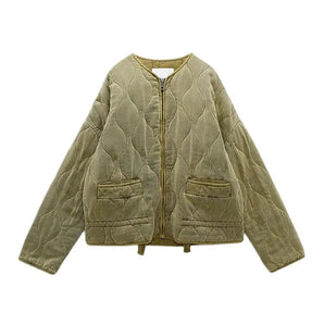 Avencea Oversized Vintage Padded Jacket for Women