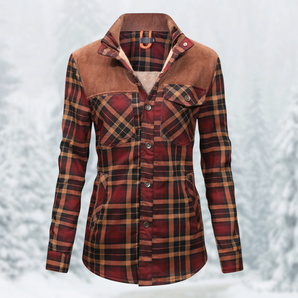 Avencea - Flannel Hiking Jacket for Women