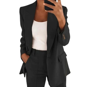 Avencea Women's Blazer Set with Jacket and Pants