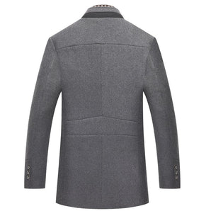 Avencea - Winter Coat Wool Coat for Men