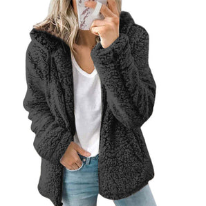 Avencea | Cozy Teddy Fleece Plush Coat for Women – Relaxed and Comfortable