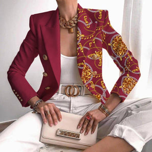 Avencea | Blazer with Butterfly Pattern for Women: New 2024